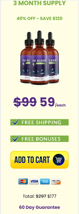 Yu Sleep three bottles order